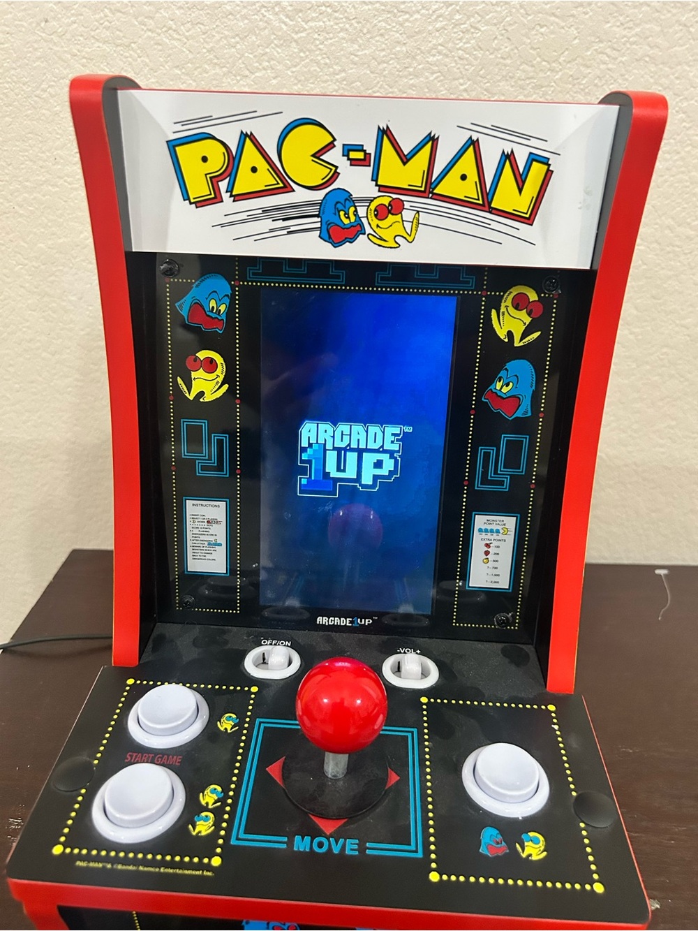 1Up Pac-Man Mini CounterArcade  - Tested and working - Picture 6 of 14